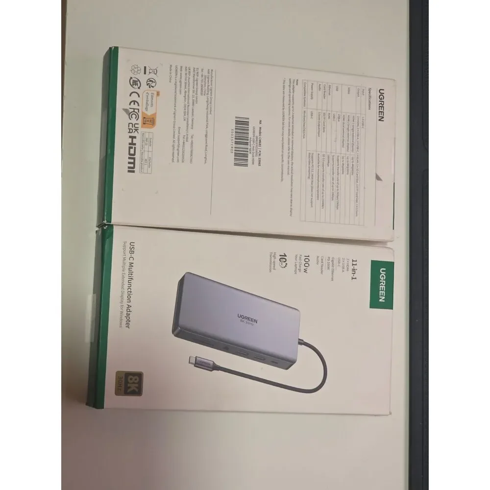 UGREEN 11-in-1 USB-C Multifunction Adapter — 2-Pack — Brand New, Never Opened